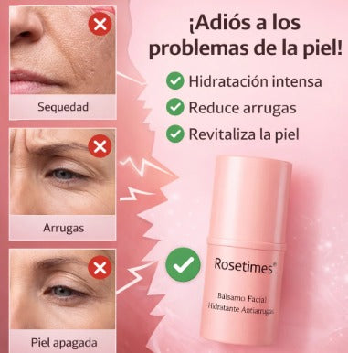 Bálsamo Facial Hidratante Antiarrugas — Colágeno Activo